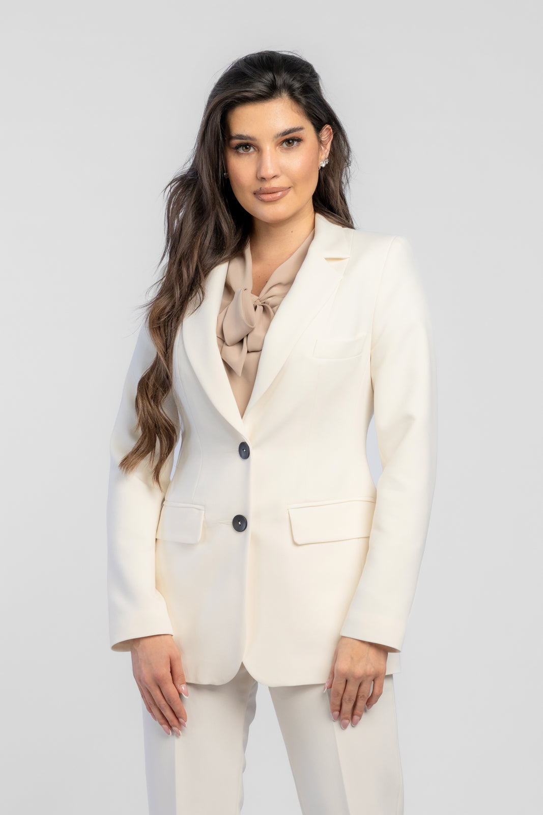 Women's suit MARTYNA cream