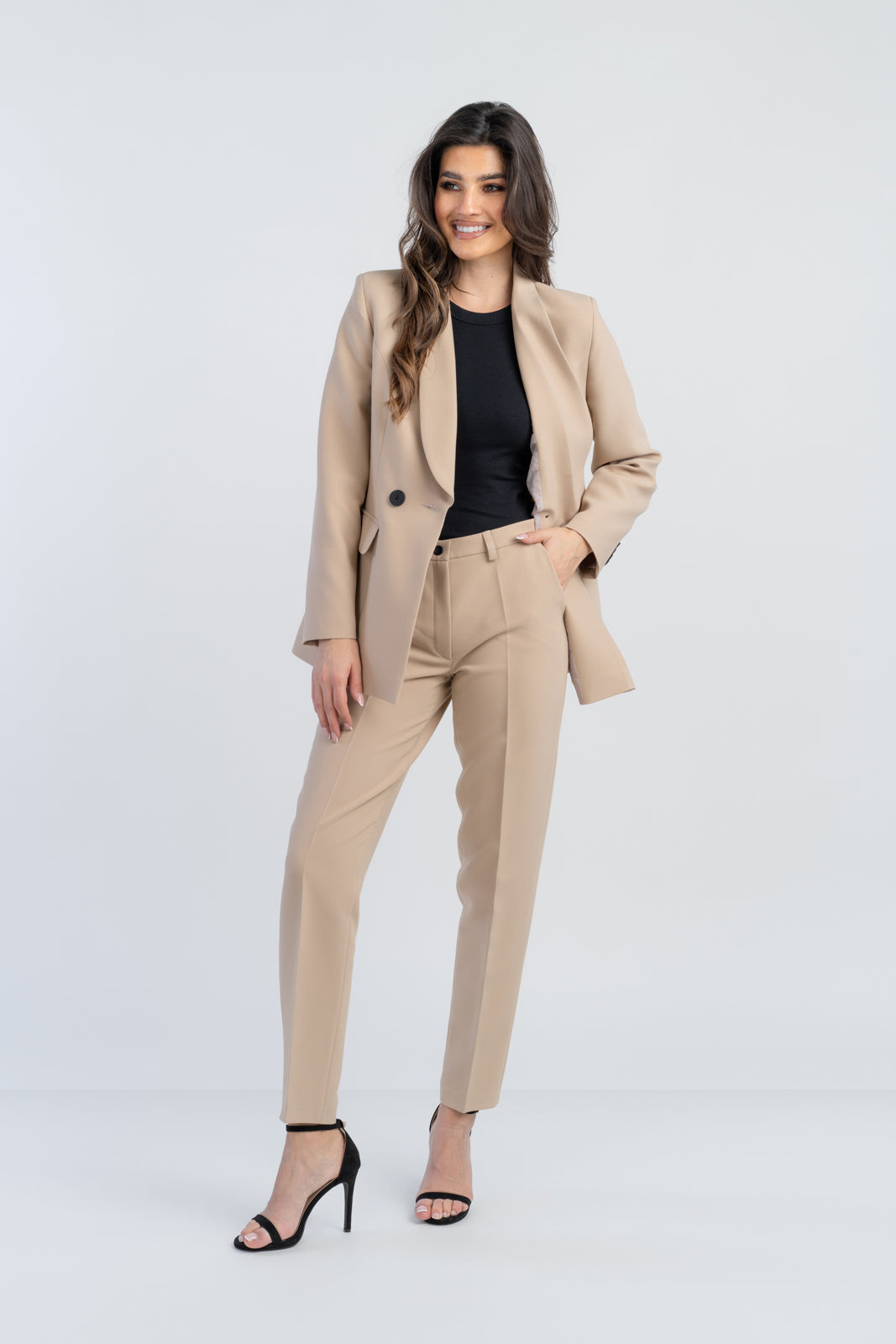 NADIA camel women's suit