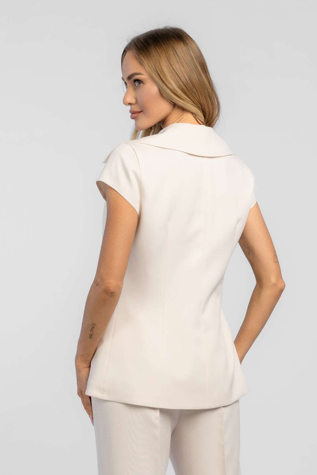 POLA women's suit, light beige