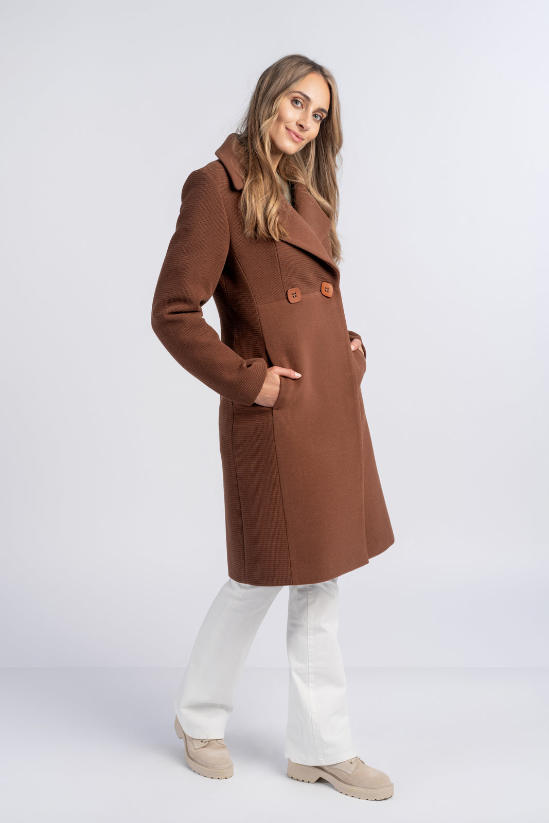BRYGIDA camel coat