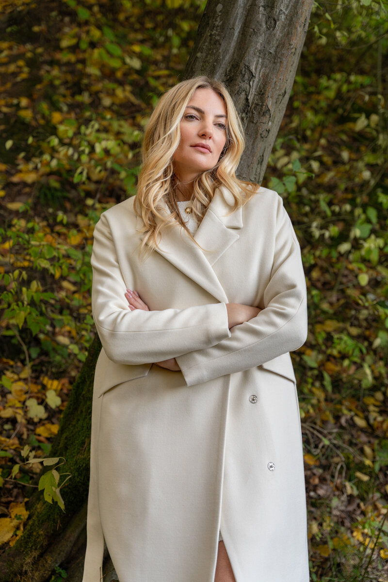 FABIA ecru coat