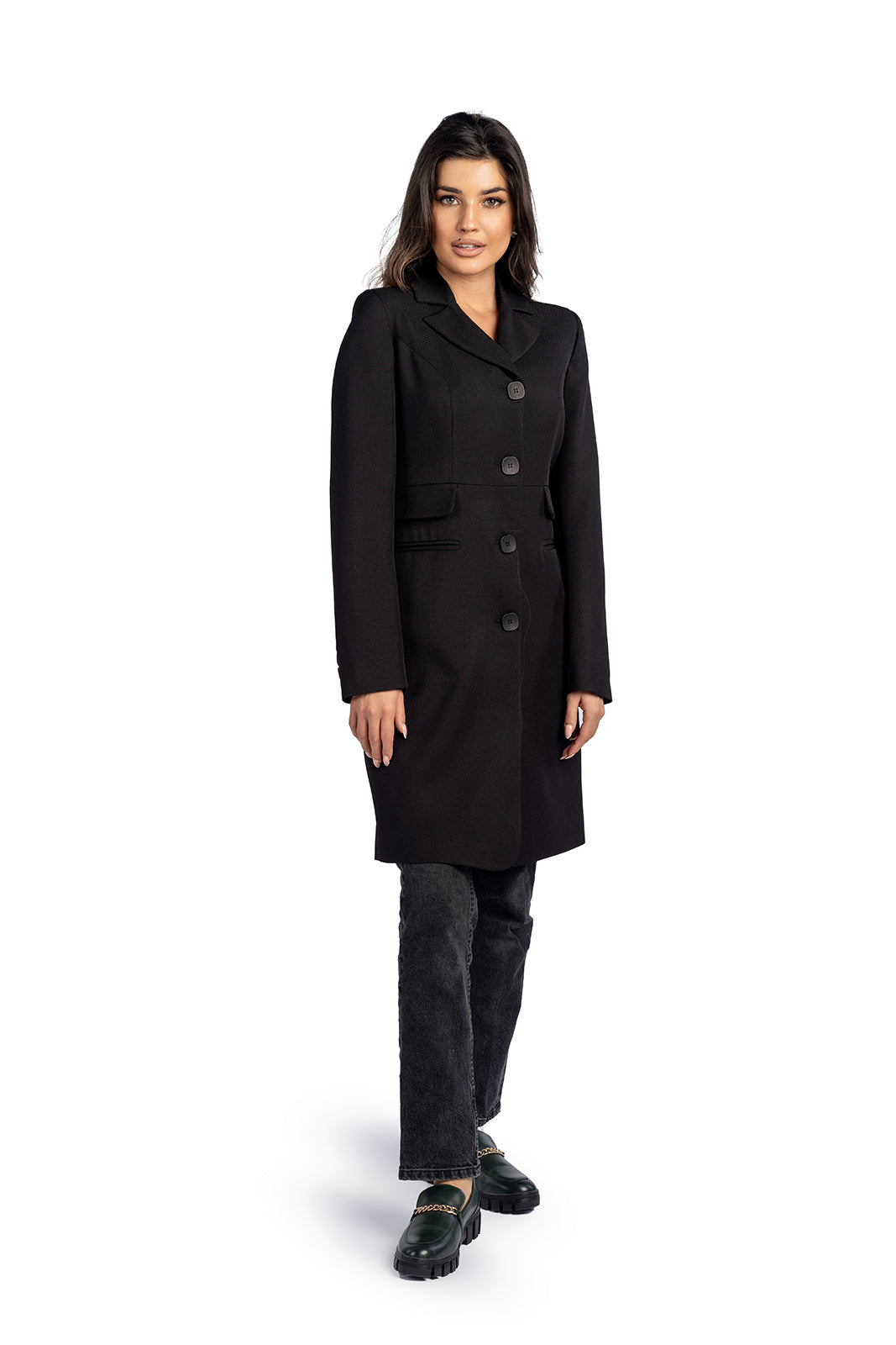 JUDYTA coat black