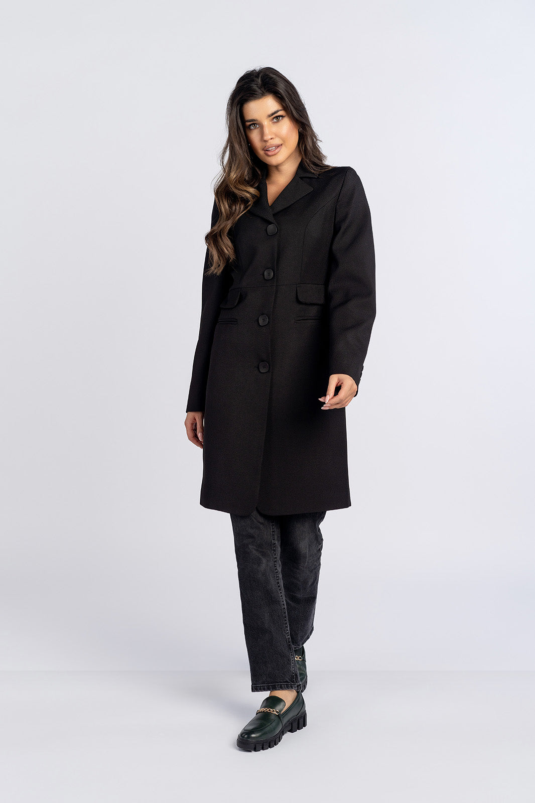 JUDYTA coat black