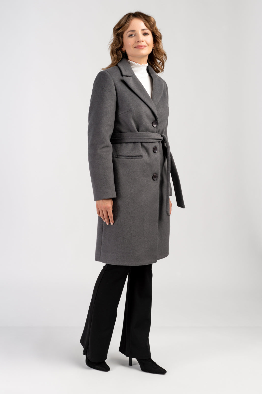 MOLLIE coat gray