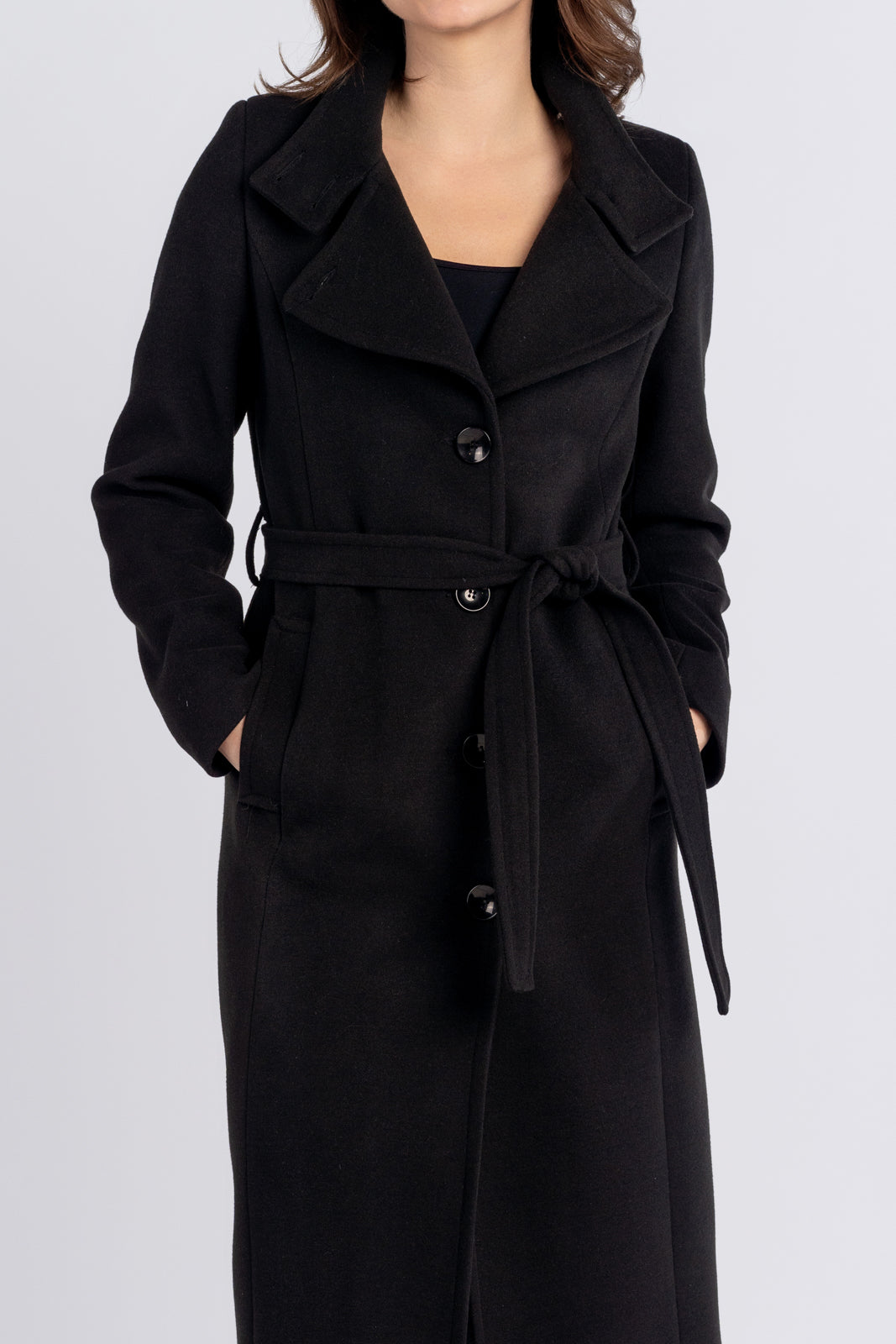 REGINA coat black