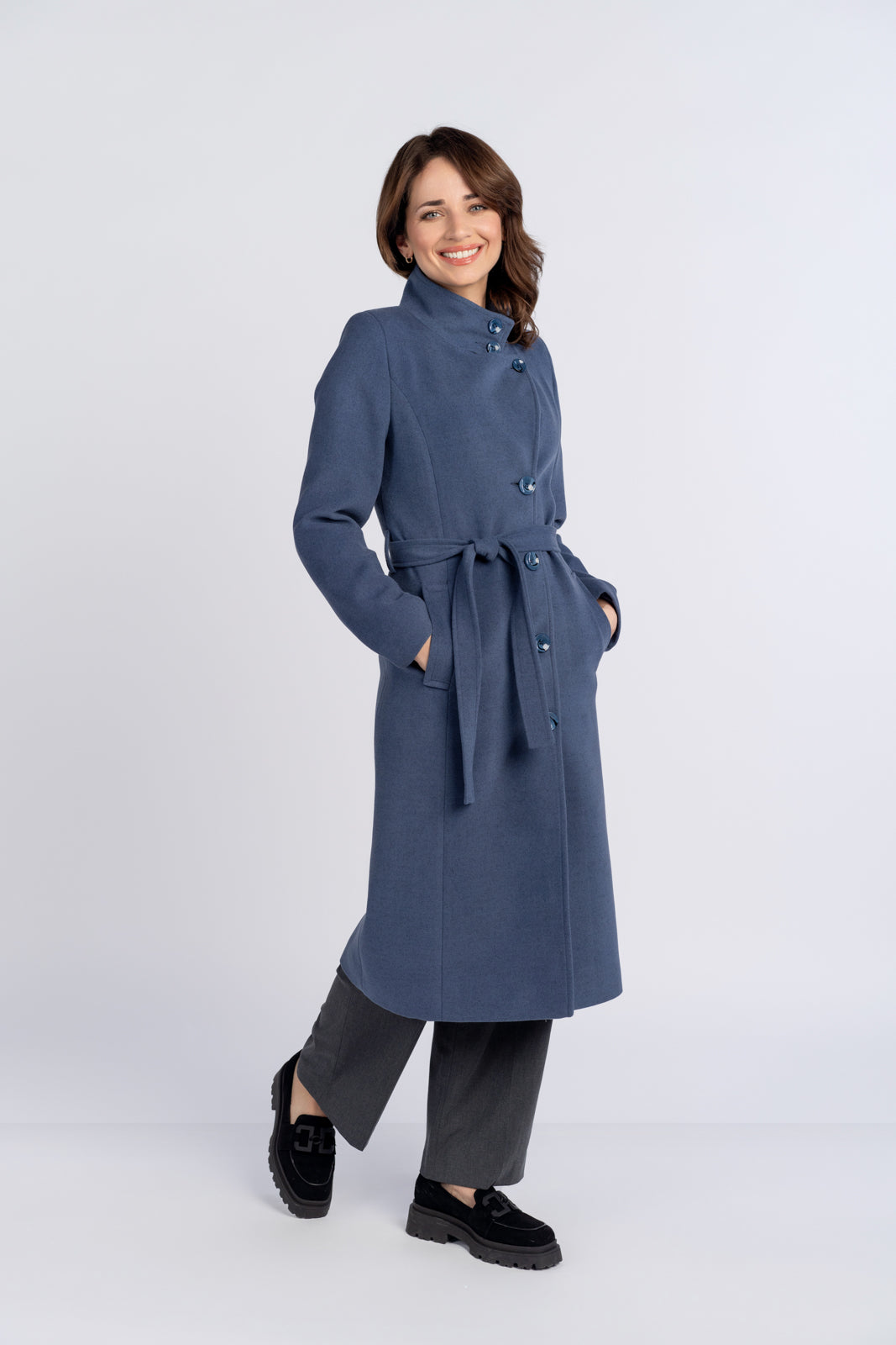 REGINA coat blue