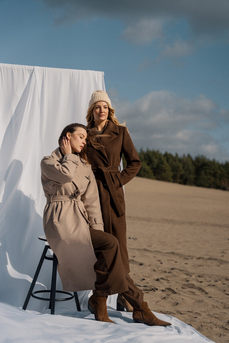 SALMA cappuccino coat