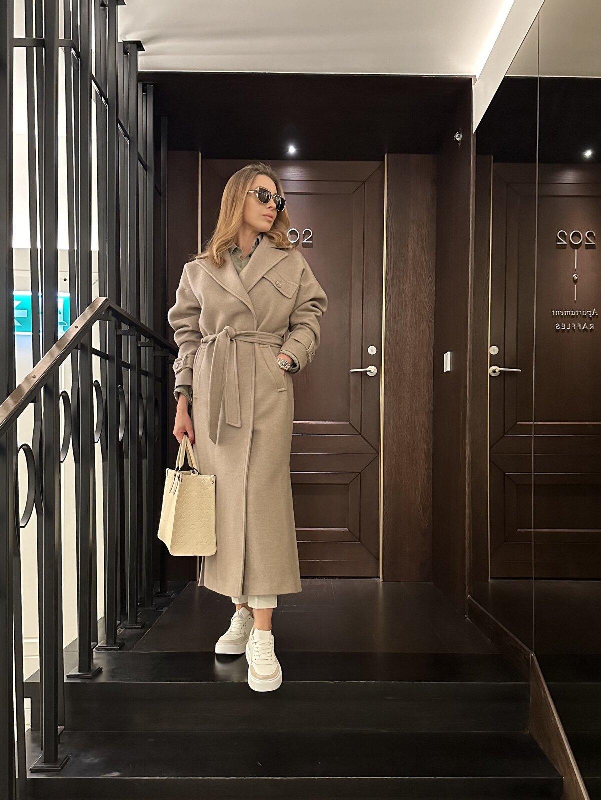 SALMA cappuccino coat
