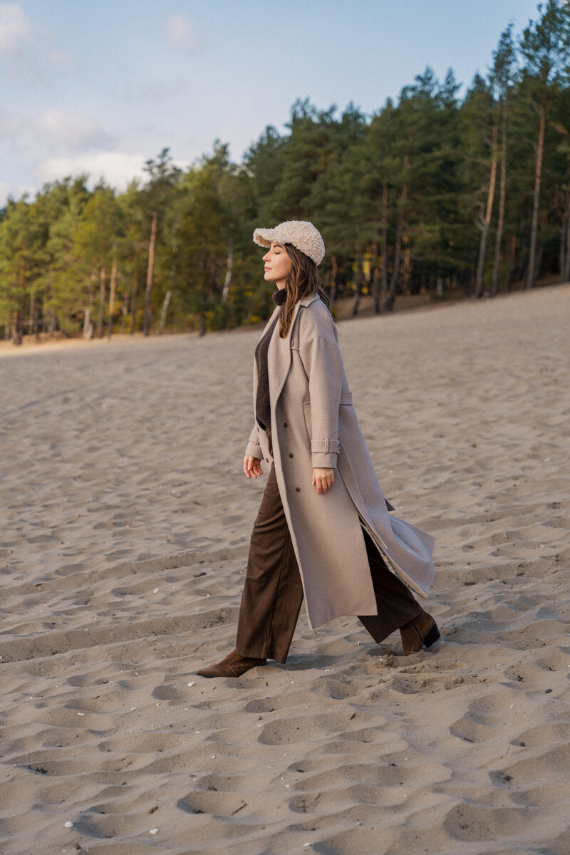 SALMA cappuccino coat