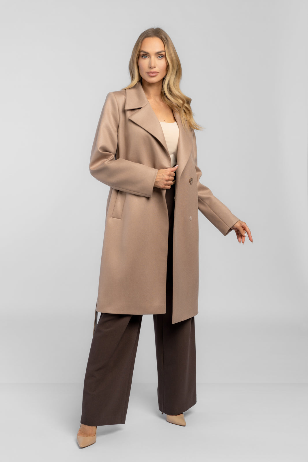VERONICA cappuccino coat
