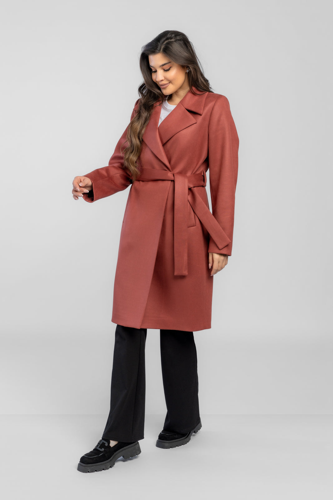 VERONICA cherry coat