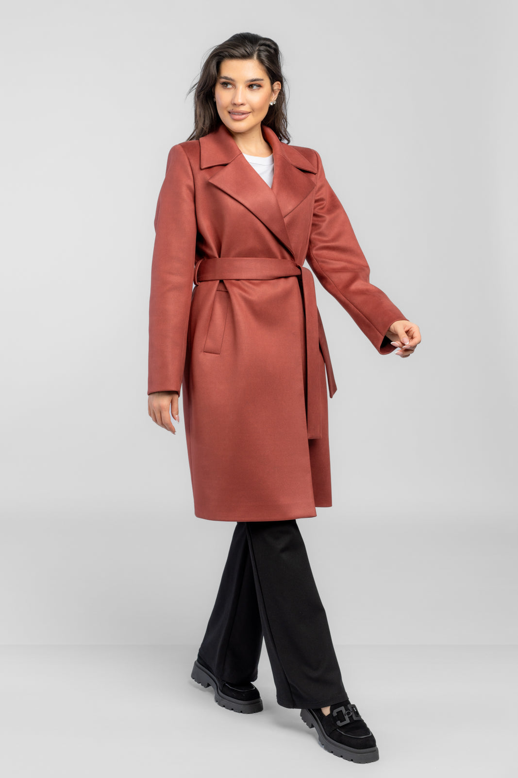 VERONICA cherry coat