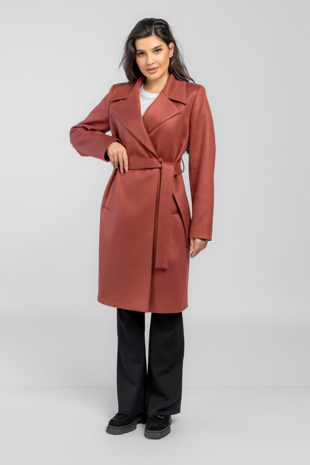 VERONICA cherry coat