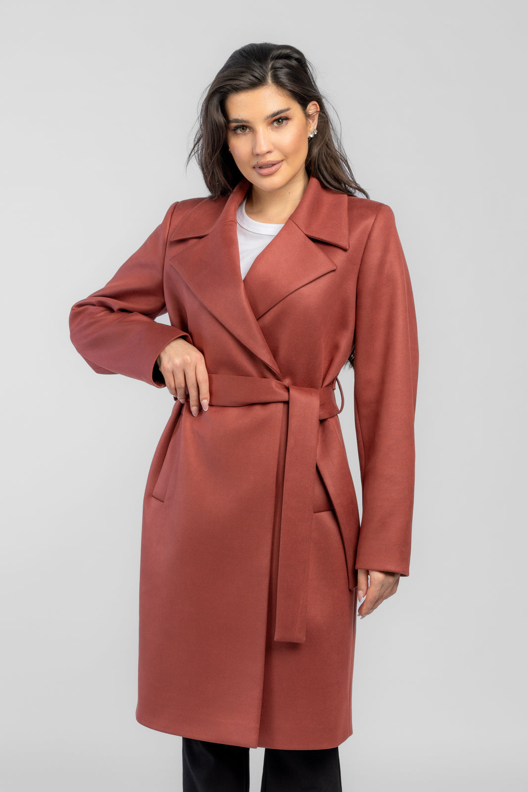 VERONICA cherry coat