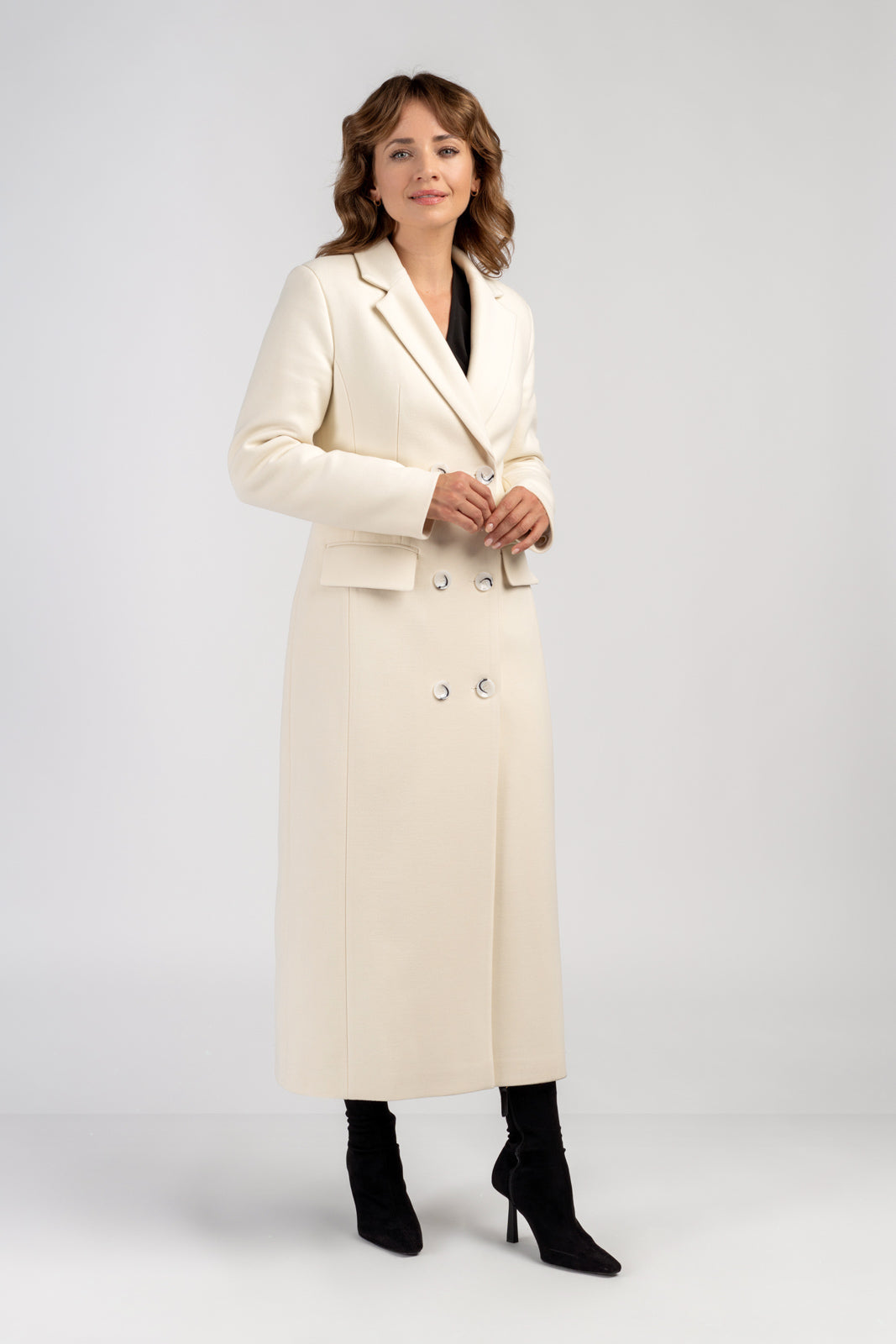 VIVIENNE ecru coat