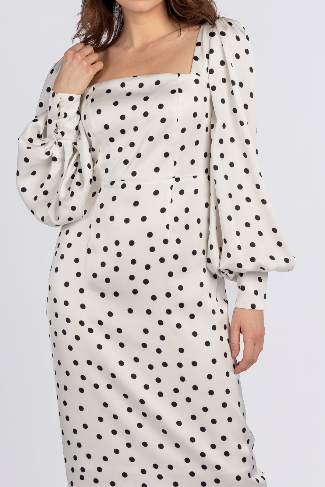 MARINA polka dot dress