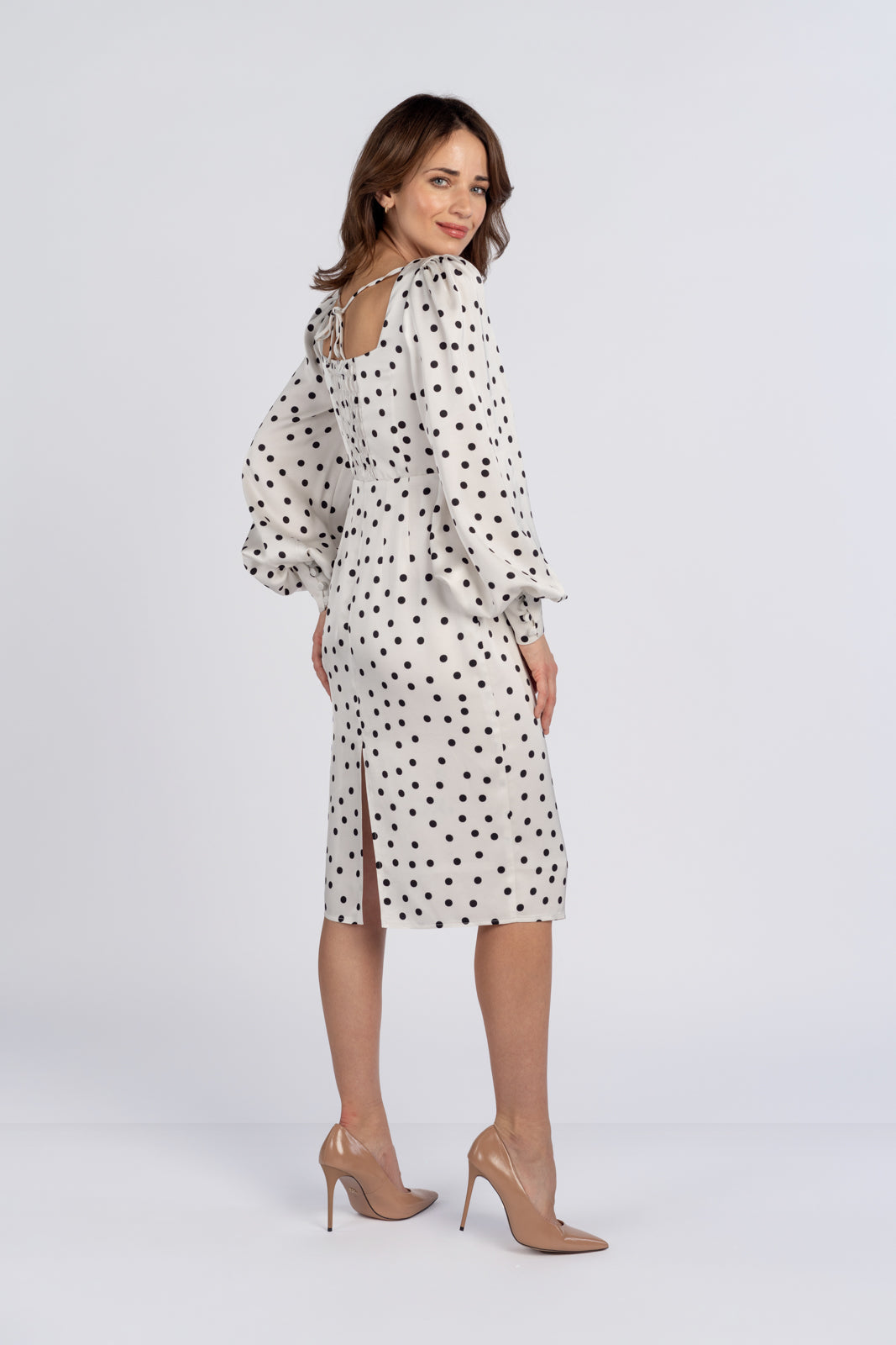 MARINA polka dot dress