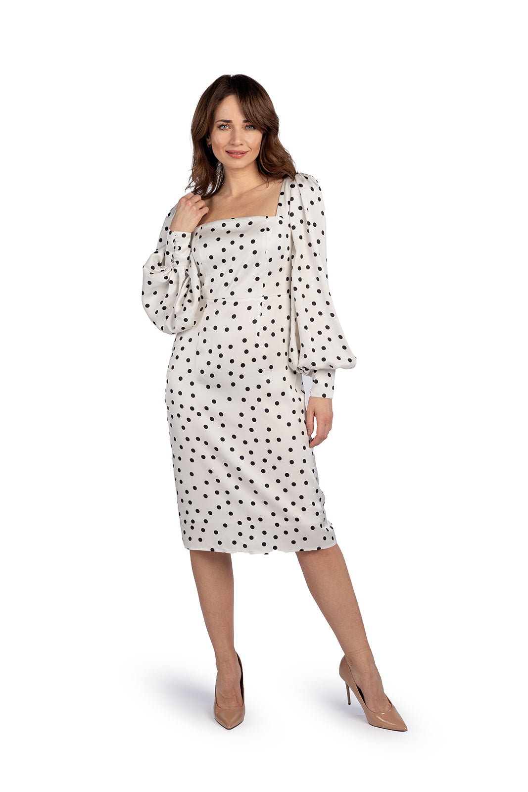 MARINA polka dot dress