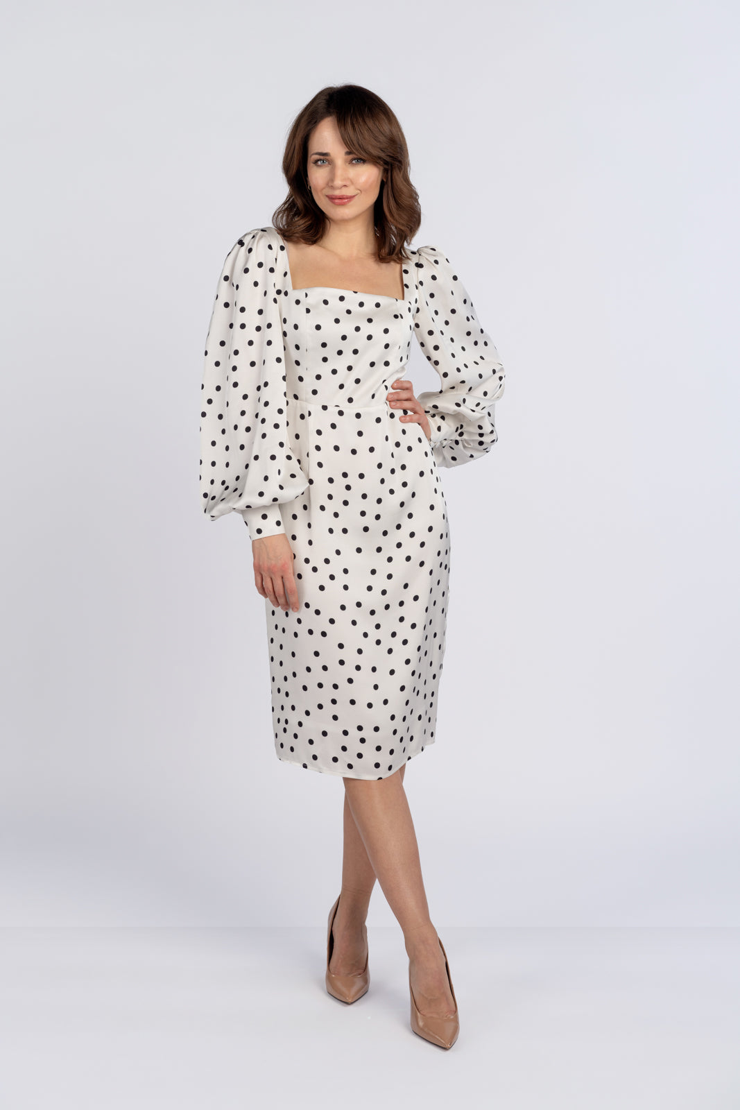 MARINA polka dot dress