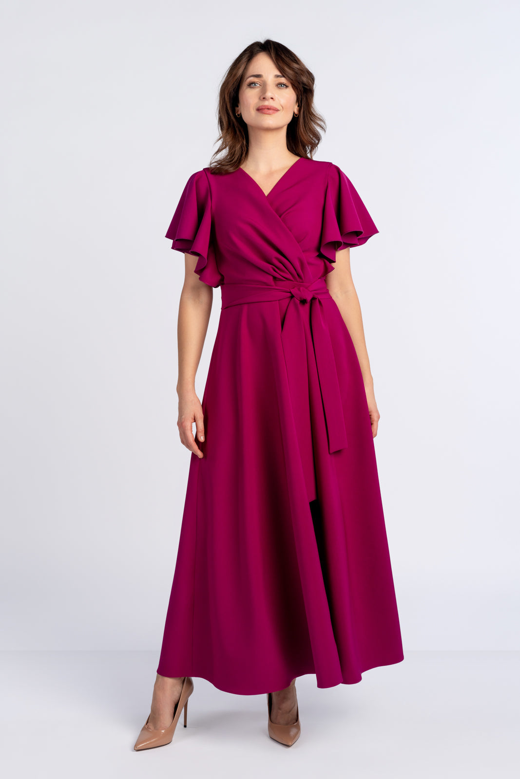 MICHAELA magenta dress