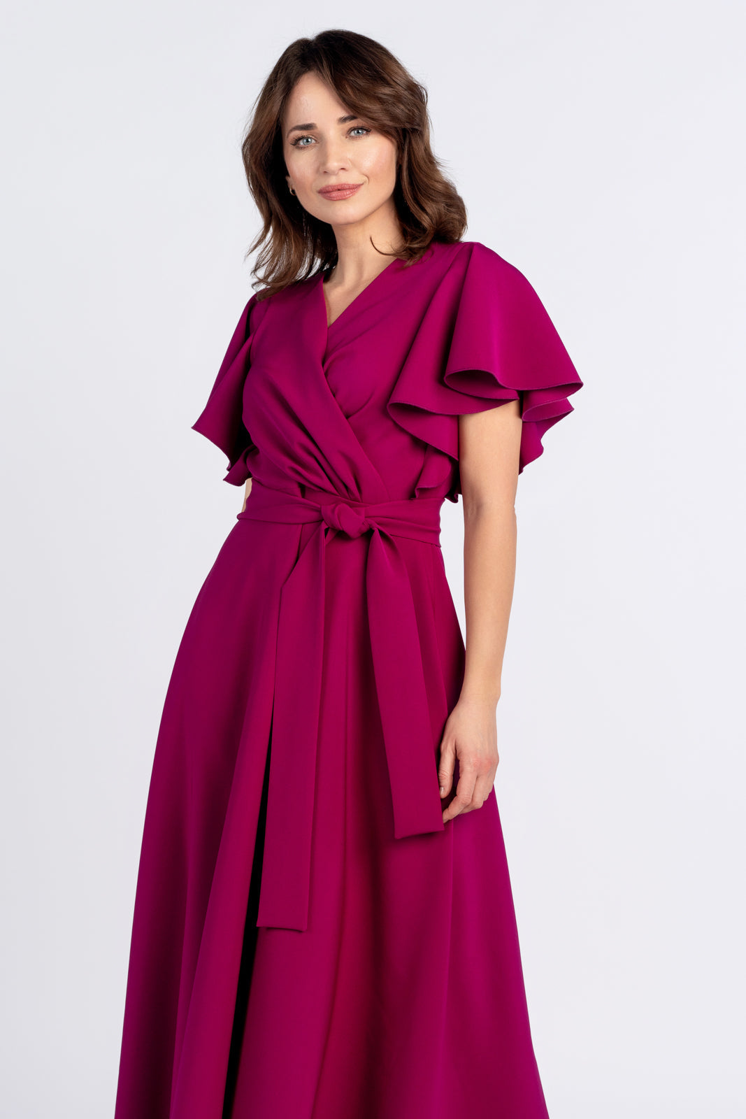 MICHAELA magenta dress