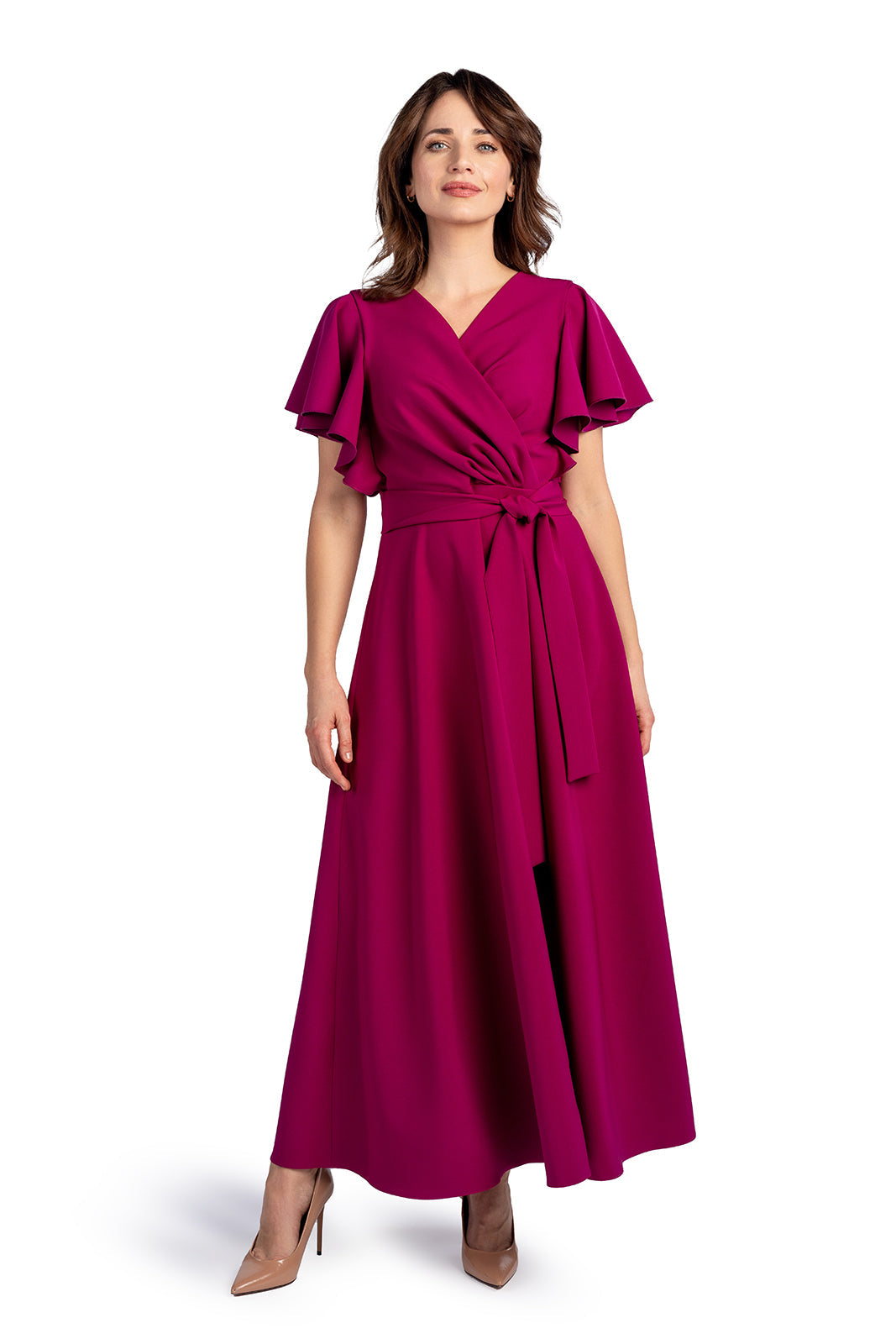 MICHAELA magenta dress
