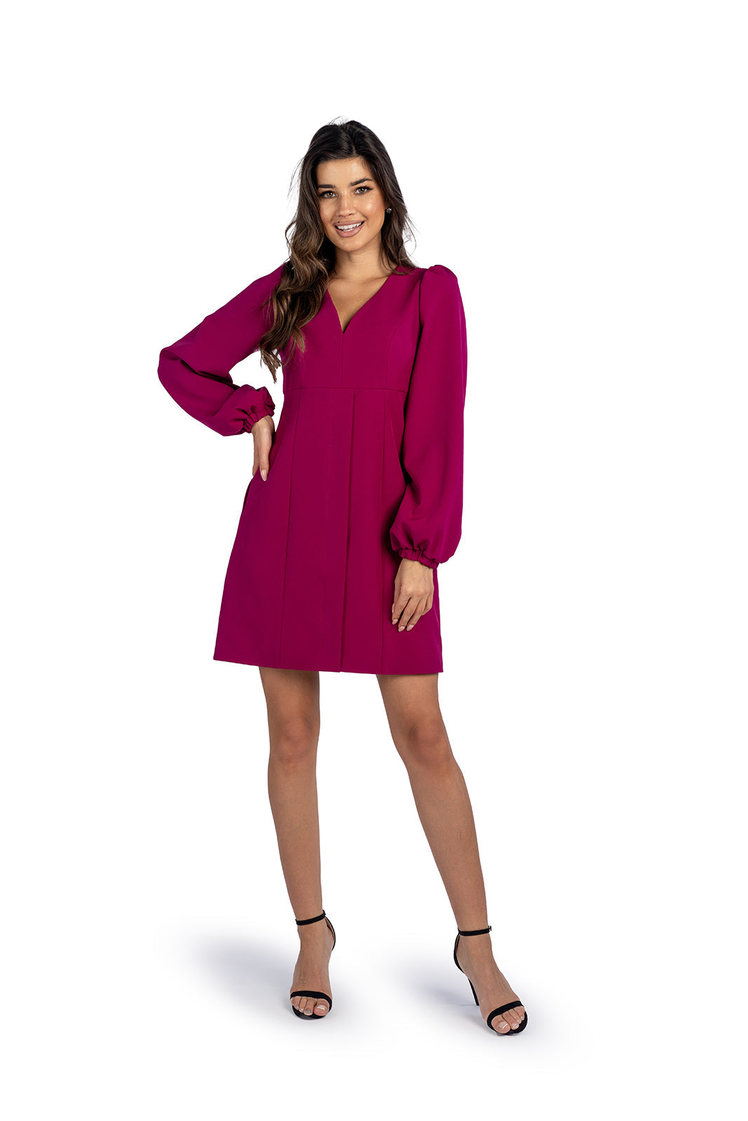 OLIVE magenta dress
