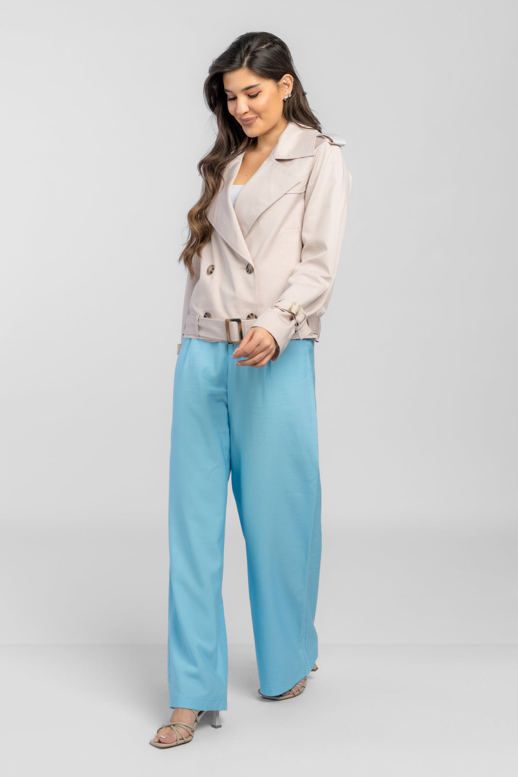 ADA Latte Trench Coat