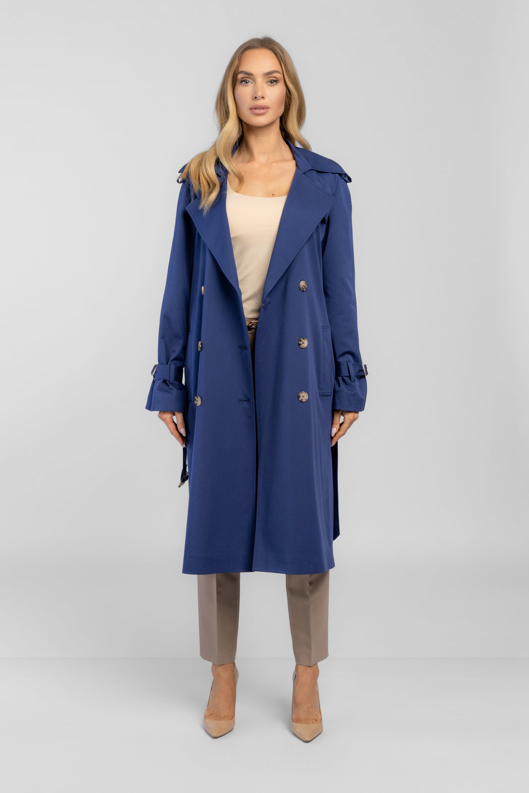 ADRIANNA trench coat navy blue