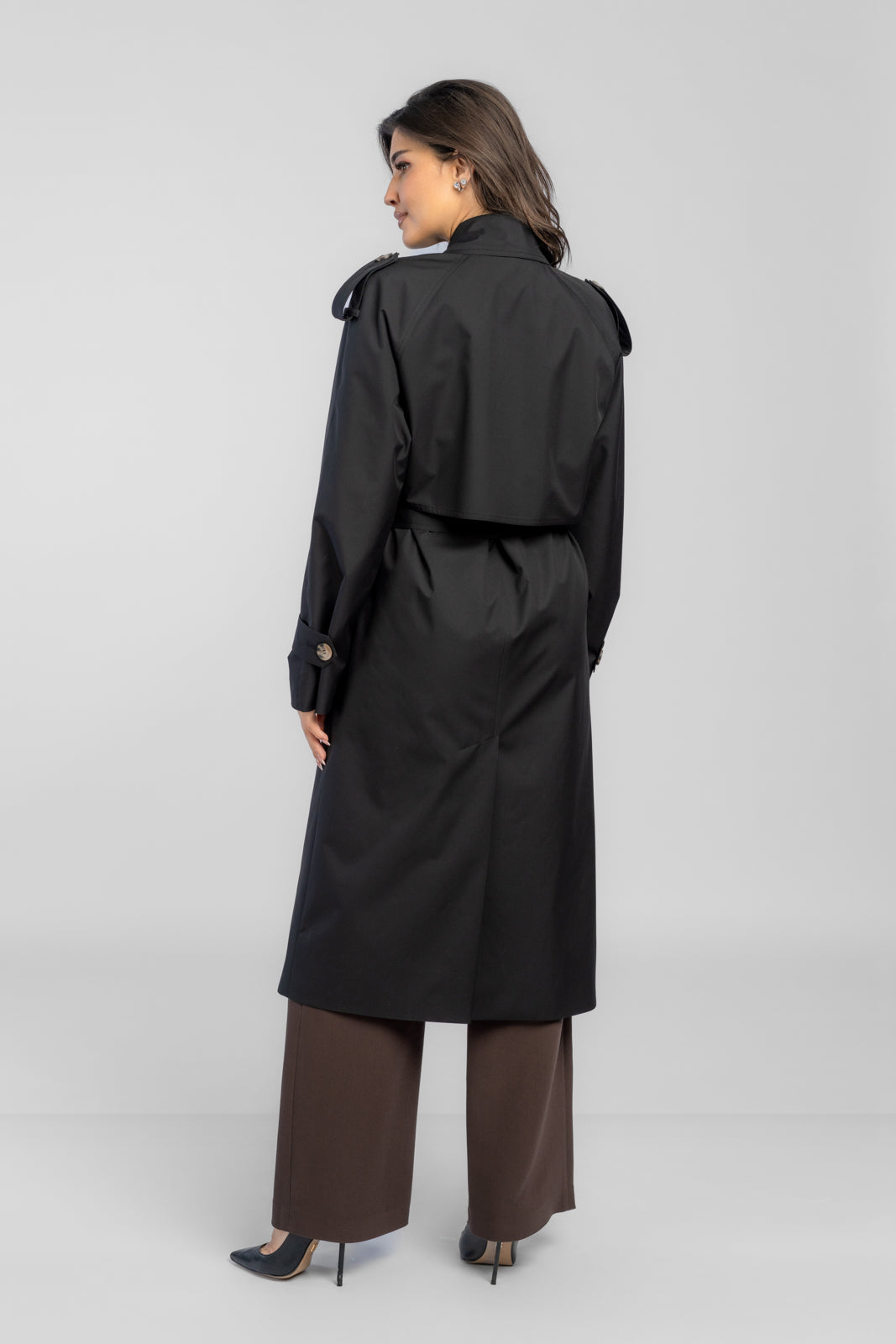 AMANDA trench coat black 2.0