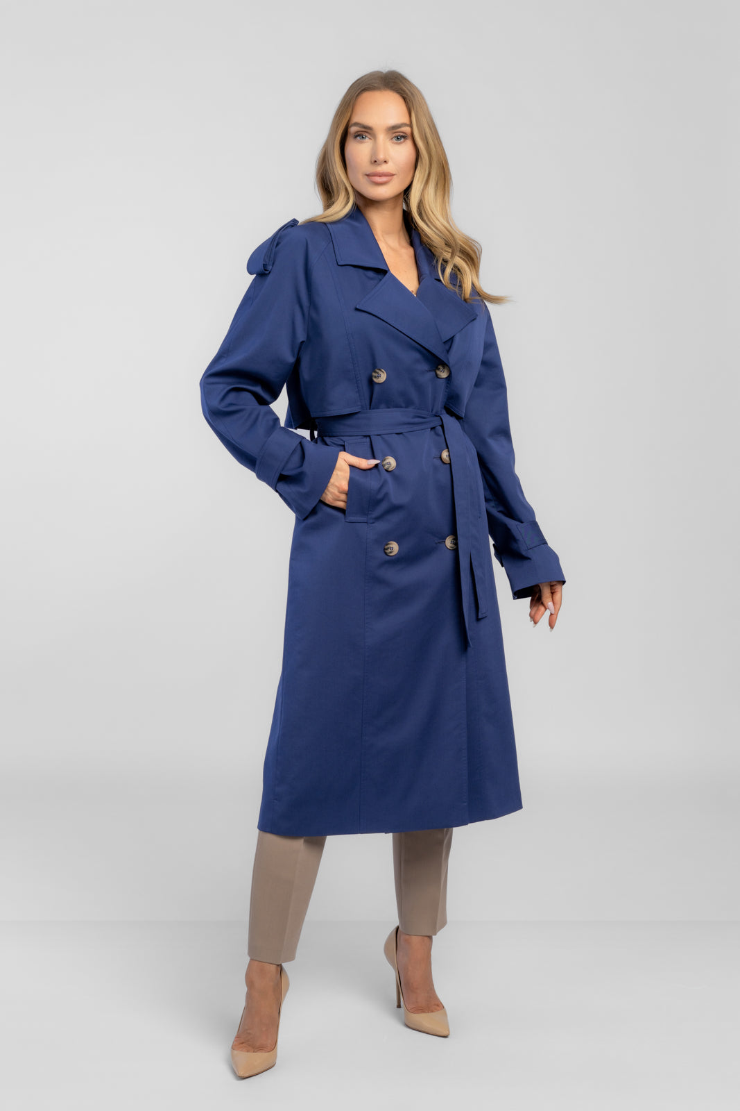 AMANDA trench coat navy blue 2.0