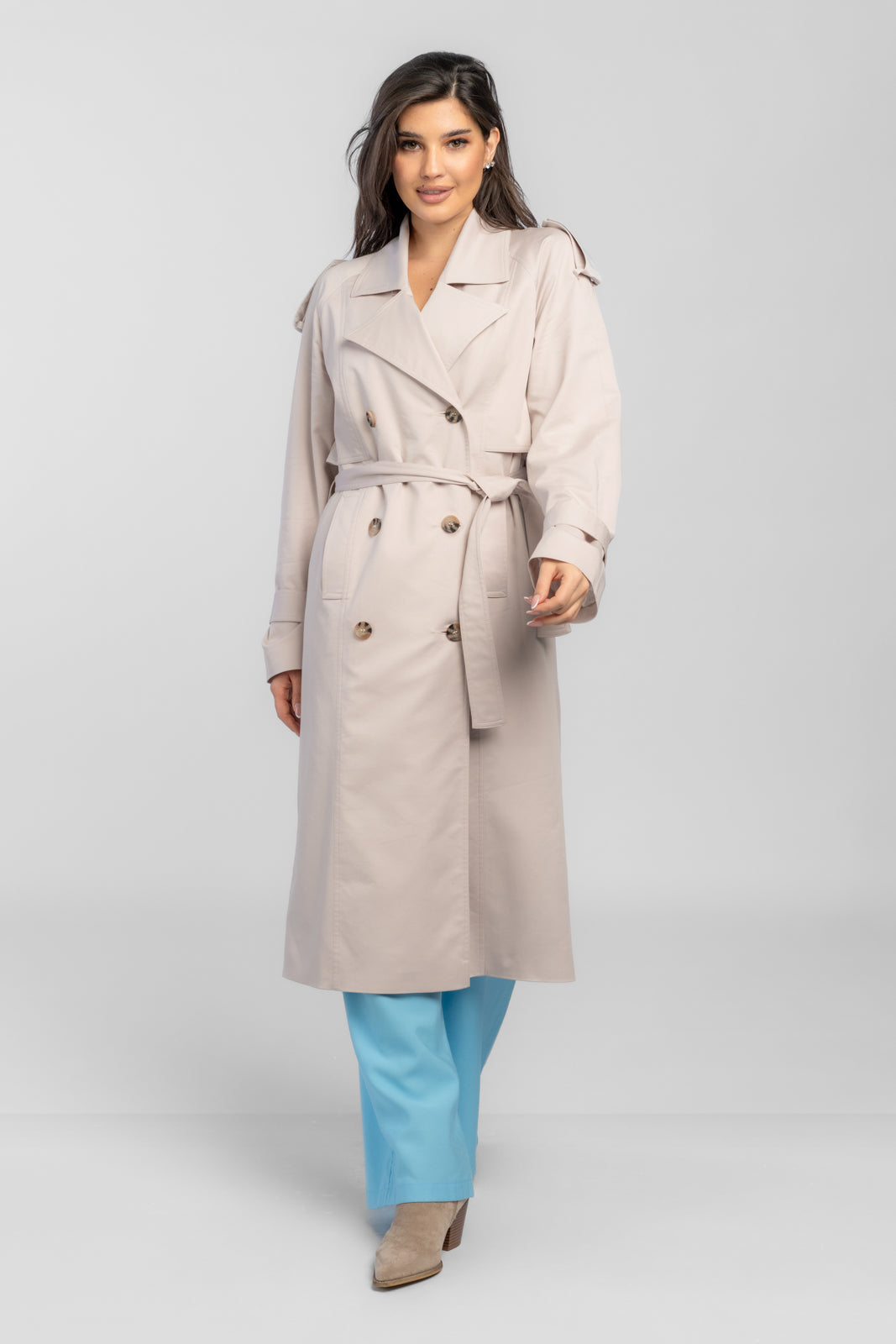 AMANDA latte 2.0 trench coat