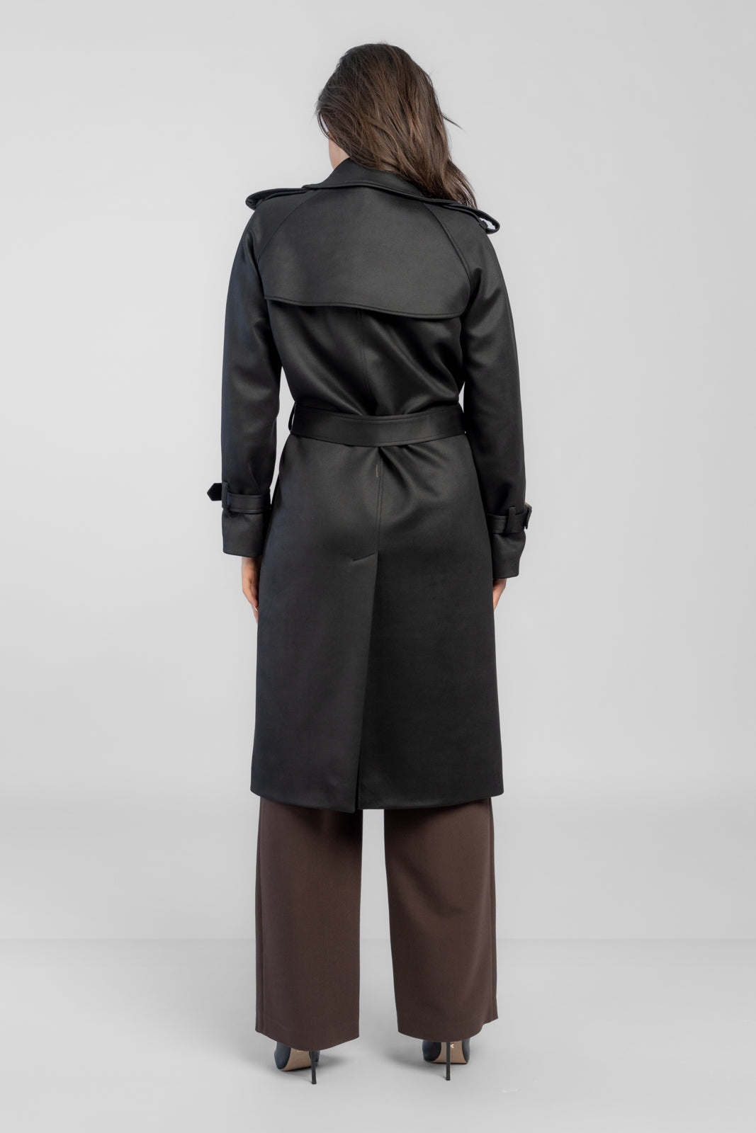 ARLETA trench coat black