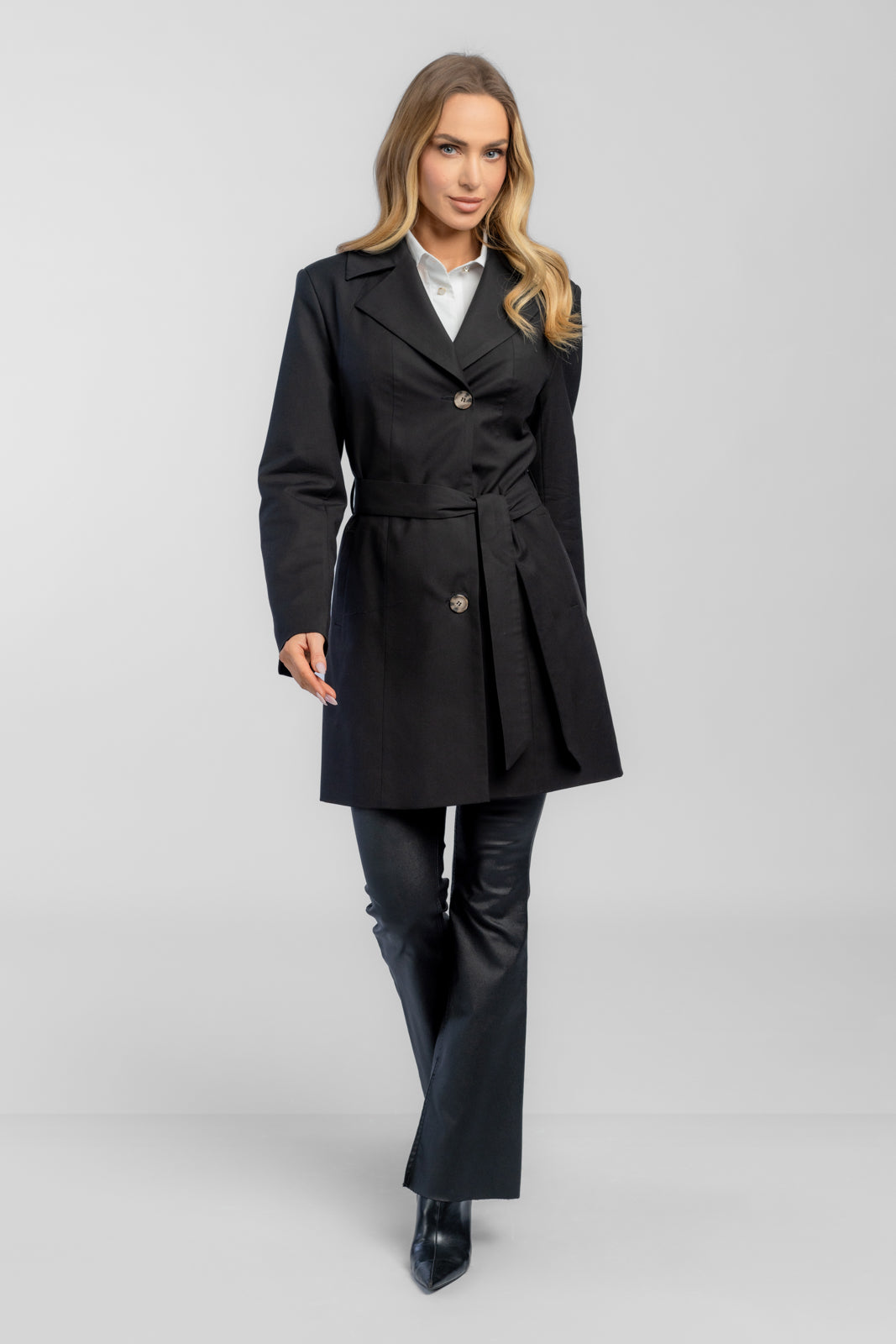 LENA trench coat black