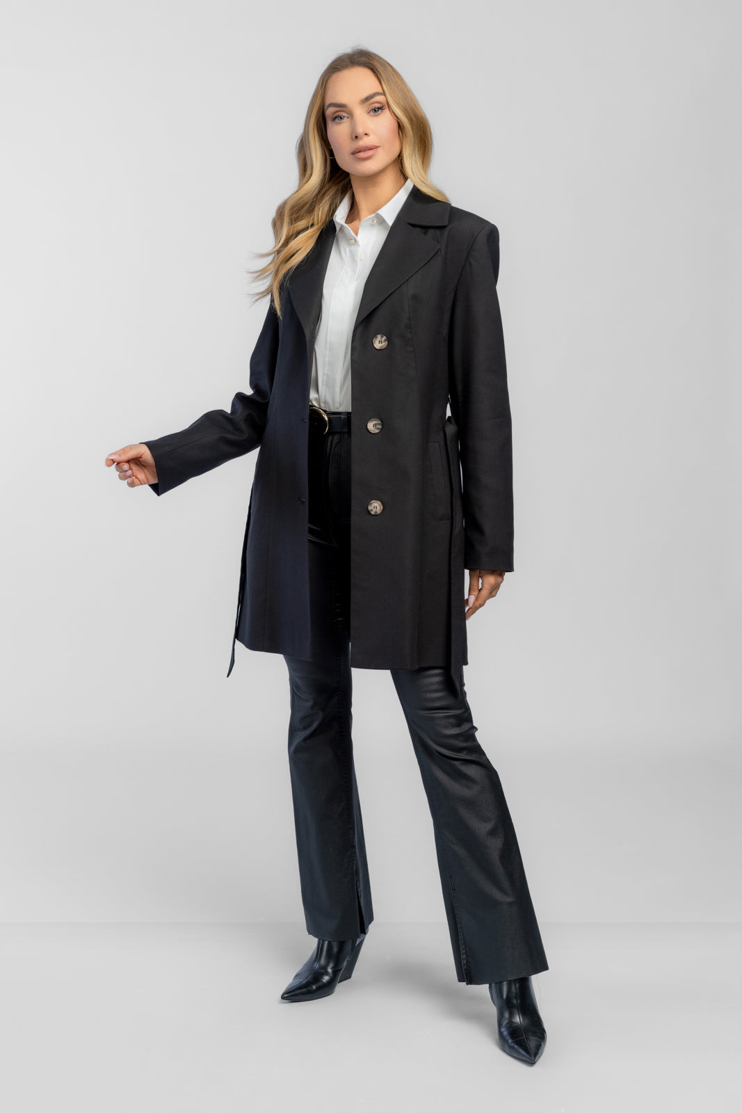 LENA trench coat black