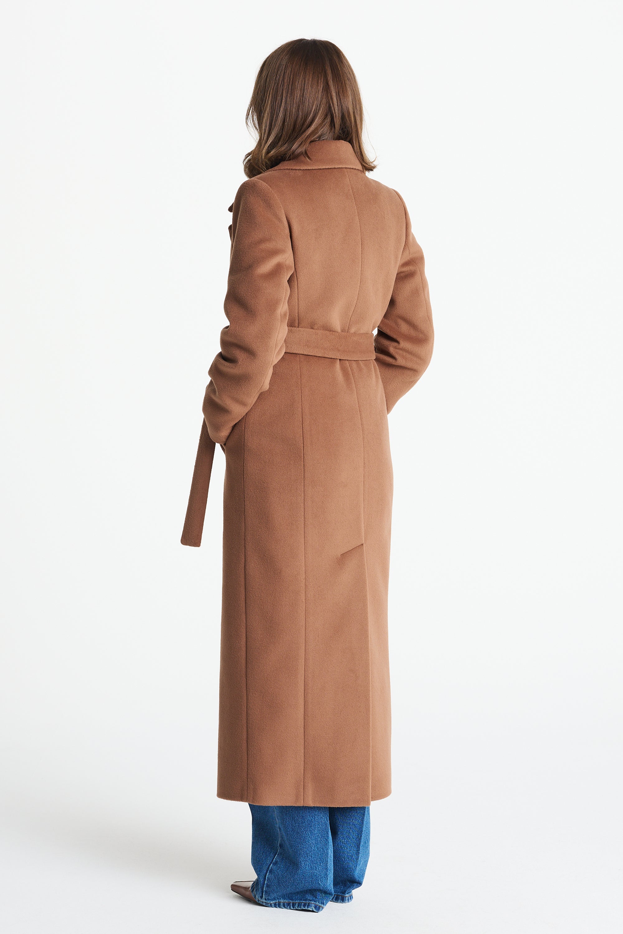 VERONA maxi camel coat