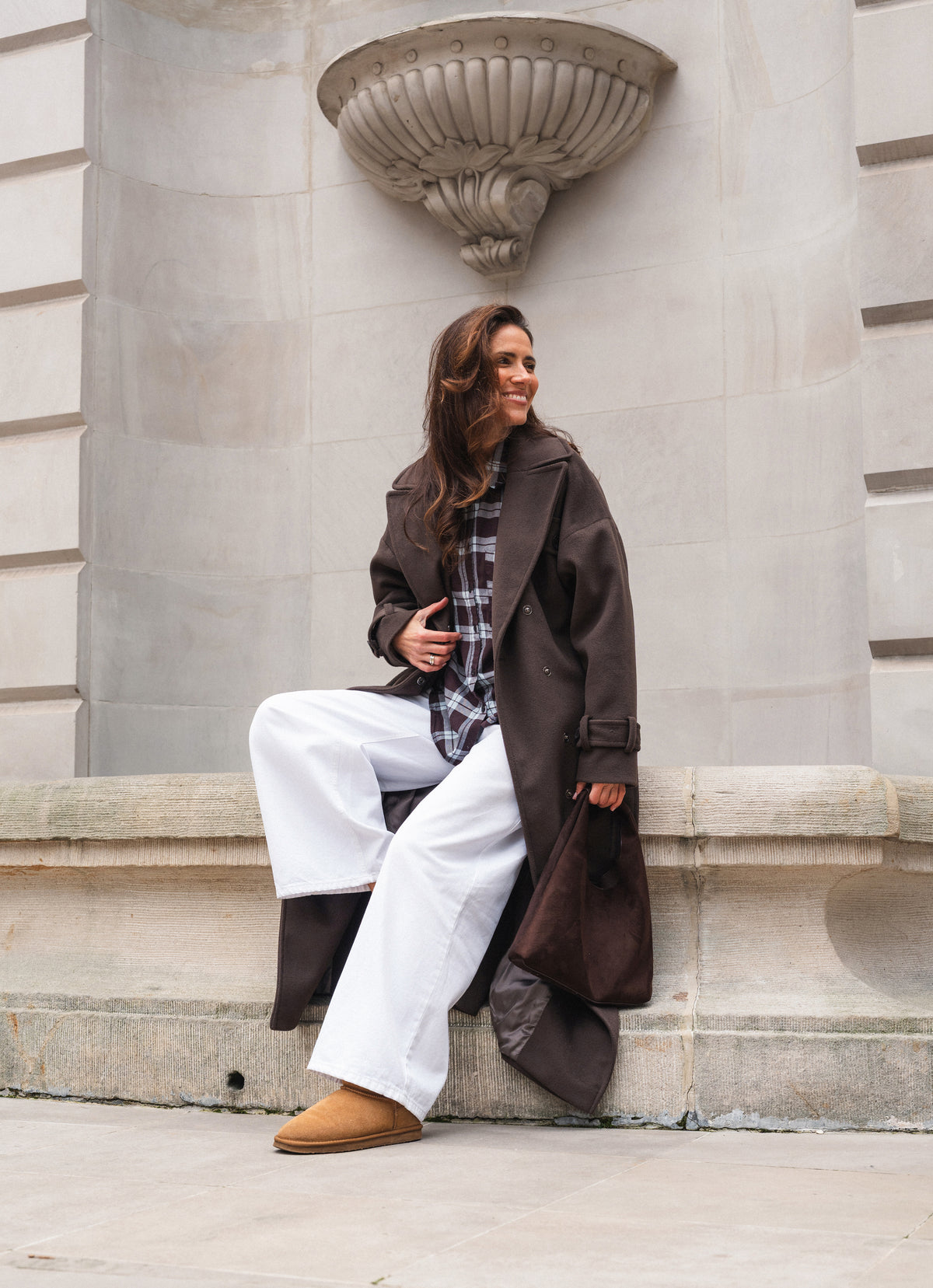 SALMA chocolate coat