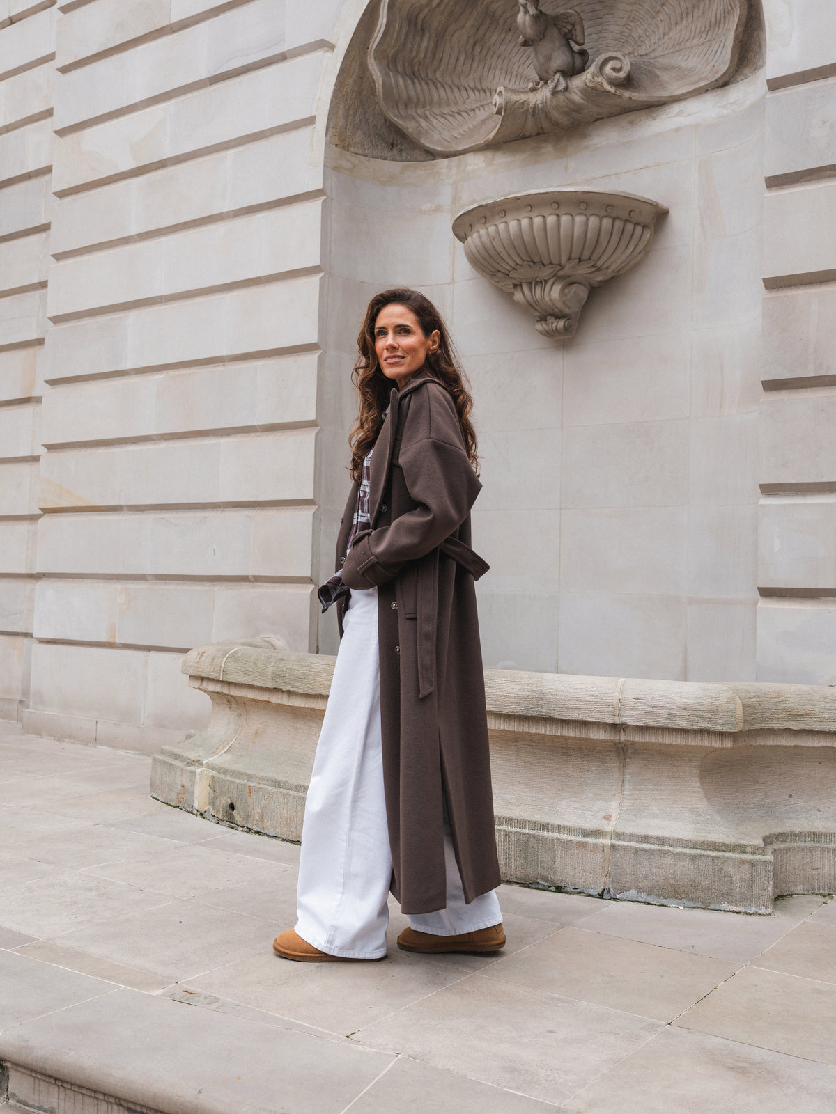 SALMA chocolate coat