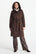 NOELIA midi coat chocolate