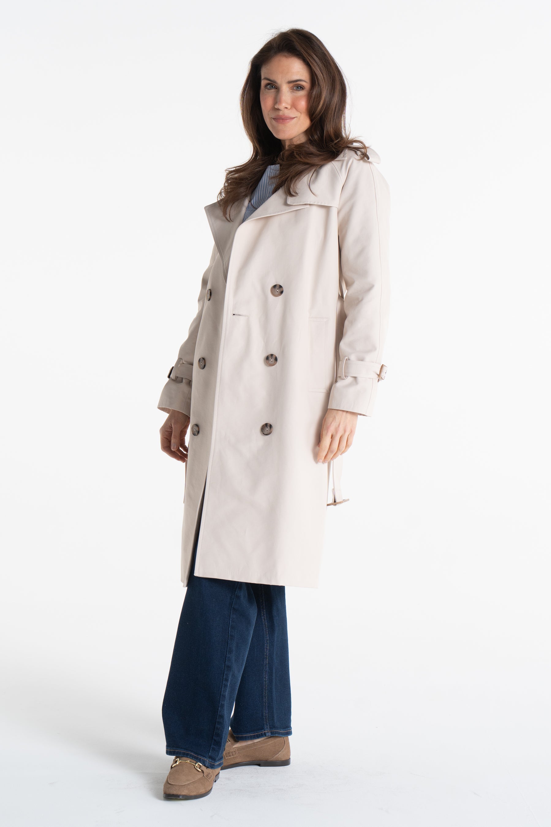 Trencz ADRIANNA midi latte