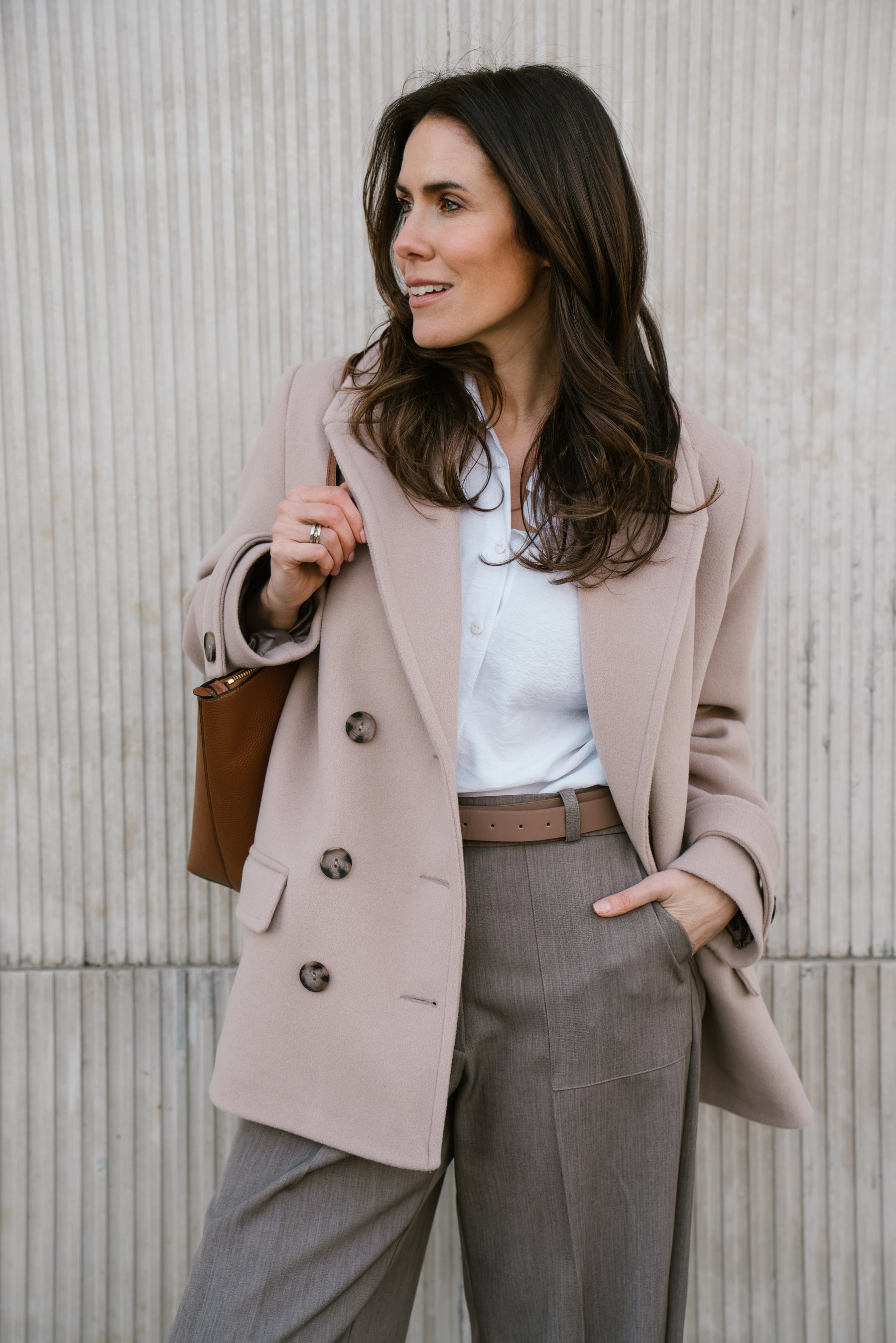 Kurtka VIOLA jasny beż