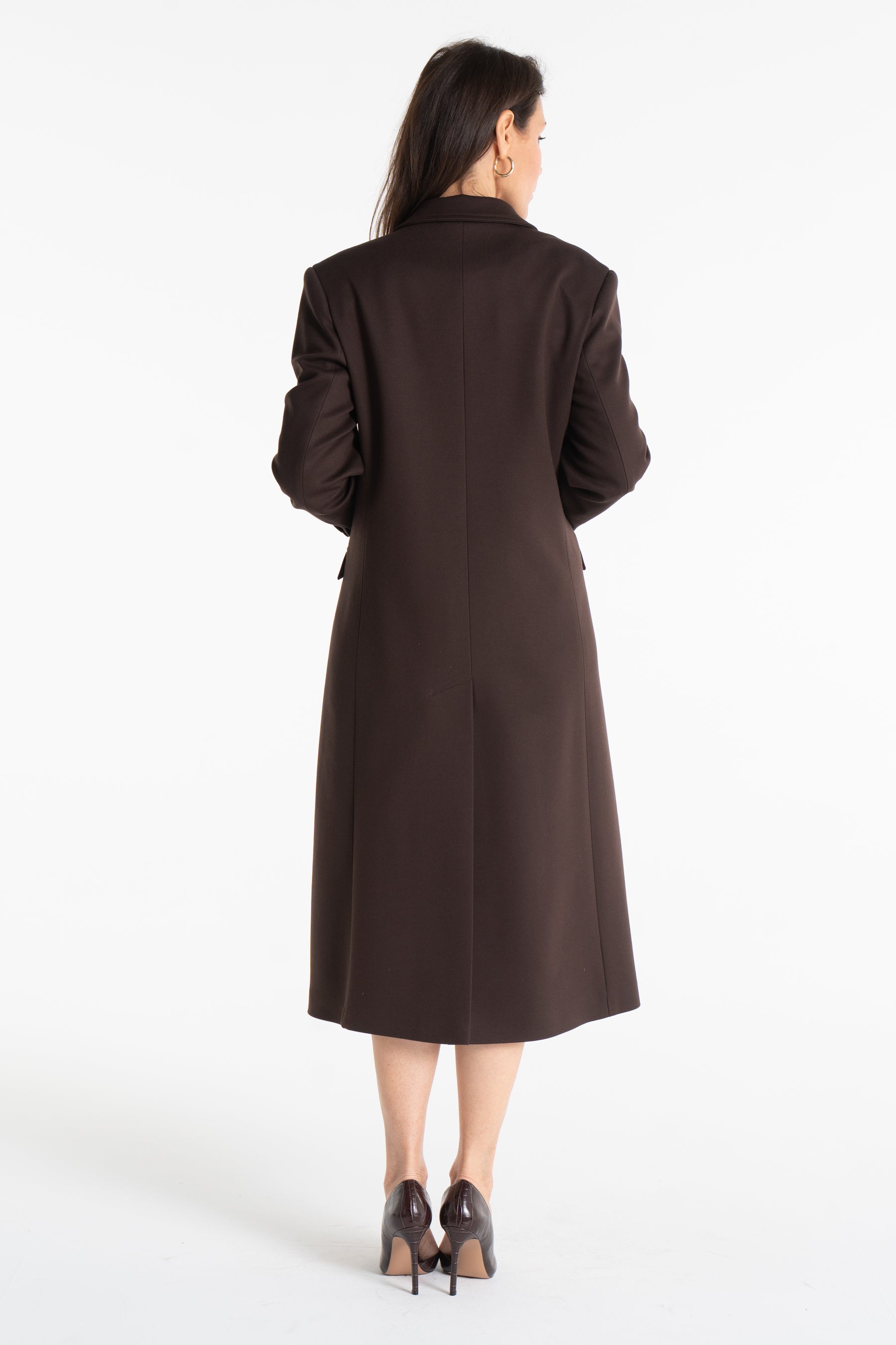 Płaszcz ARIANA czekoladowy