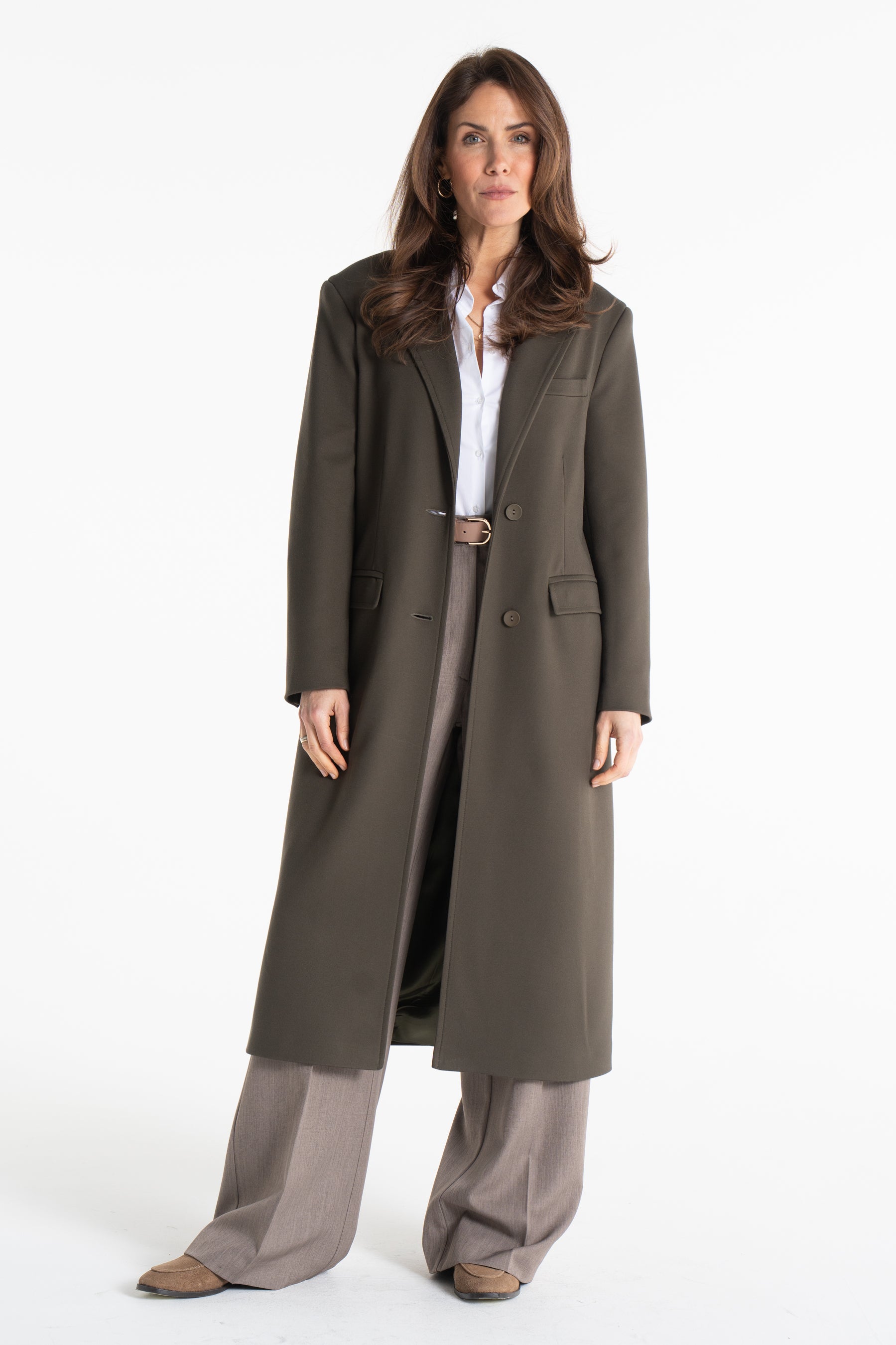 Płaszcz ARIANA oliwkowy