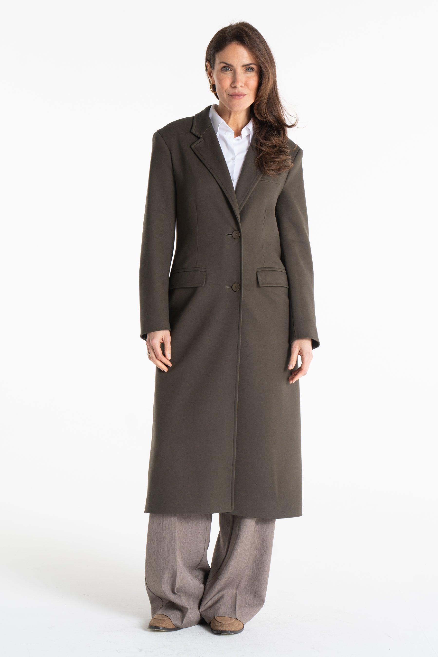 Płaszcz ARIANA oliwkowy