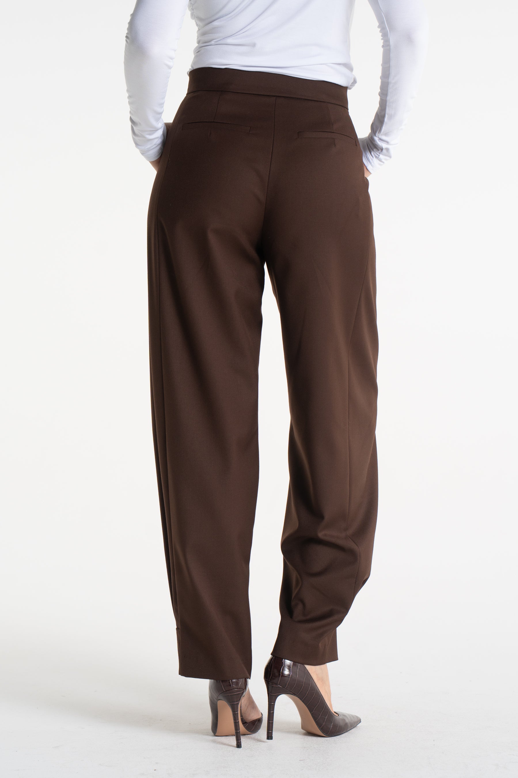 Spodnie ROMA czekoladowe