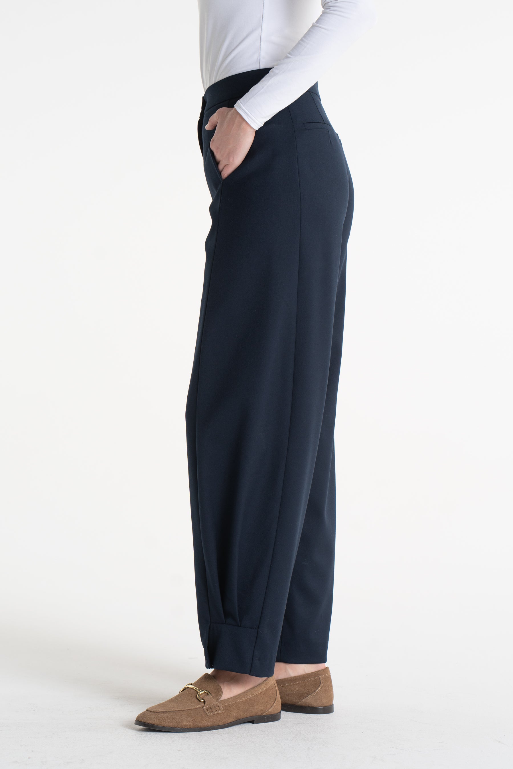 Spodnie ROMA granatowe