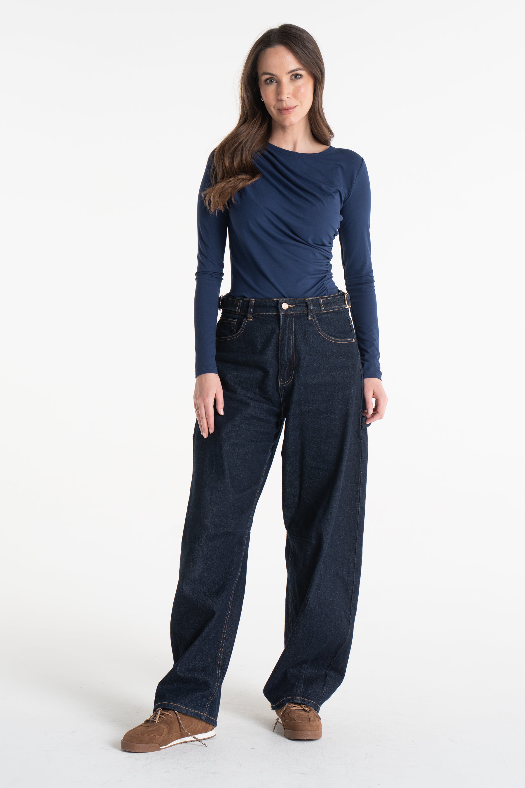 Bluzka CORA granatowa