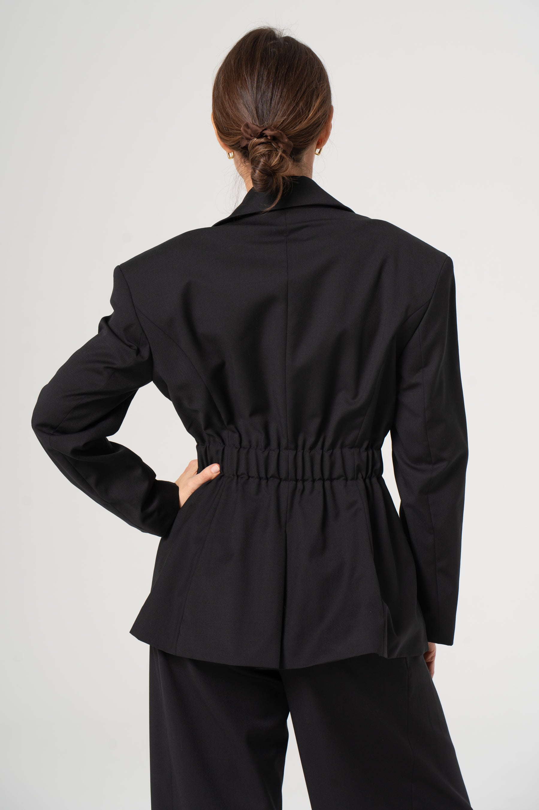 TAMARA black wool blazer