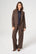 MORENA wool blazer chocolate