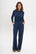Olga long navy blue trousers